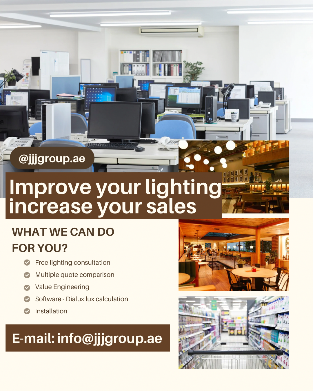 Improve your lighting, increase your sales! 